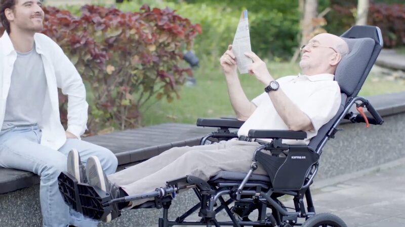 Reclining Wheelchair for Comfort and Support