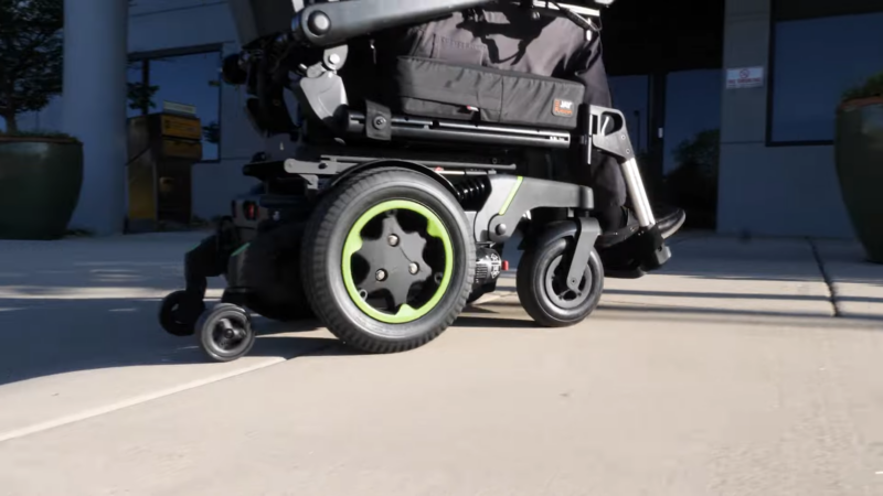 An Elderly Person in A Wheelchair